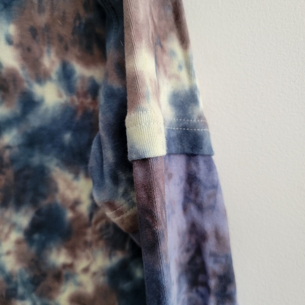 Gramicci Tie Dye Long Sleeve Boho Hippie Festival Tee Shirt XL fits like M - Picture 4 of 5